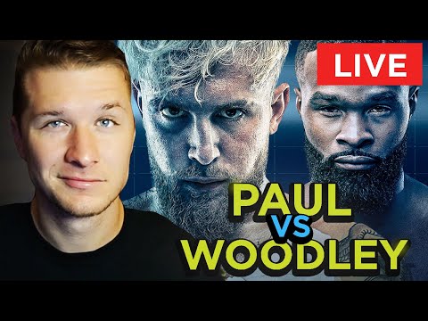 Jake Paul vs Tyron Woodley LIVESTREAM Watch Party!! Showtime Boxing l W.A.D.E. Concept