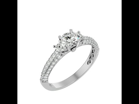 Inel de logodna Vibrant Vintage Gold Aur 18k Real Diamonds - Nora