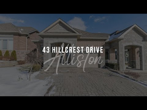 43 Hillcrest Drive, Alliston Home Condo for sale