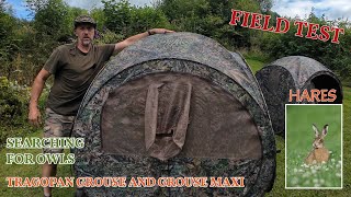 Grouse Pop Up Hides - In Search Of Hares and Owls - In The Field