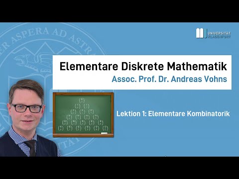 Elementare Diskrete Mathematik (20W): Lektion 1 - Einleitung