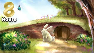 Sleep Story for Kids | 8 HOURS LITTLE WHITE RABBIT | Sleep Meditation for Children