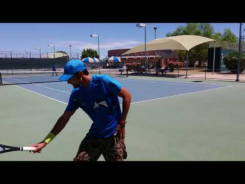Hussein vs Bojan pt 1 of 3 CHAMPIONSHIP MATCH Spring Open Tennis Classic 4/22/18