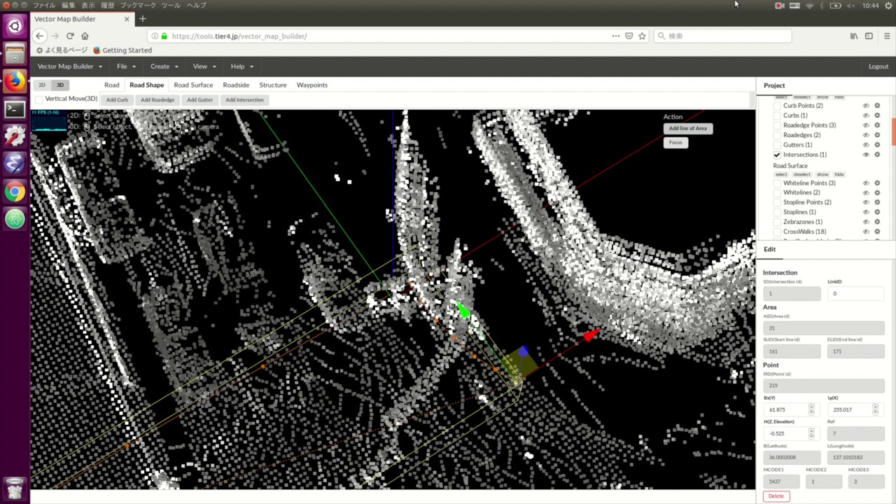 Vector Map Builder - 6. intersection