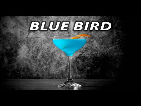 Bright, Blue & Boozy – The Stunning Blue Bird Cocktail Recipe