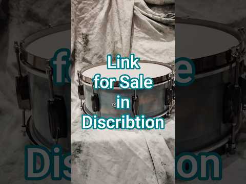 SSS Solid Shell Shop Custom Snare Drum 2025 - Turquoise image 22
