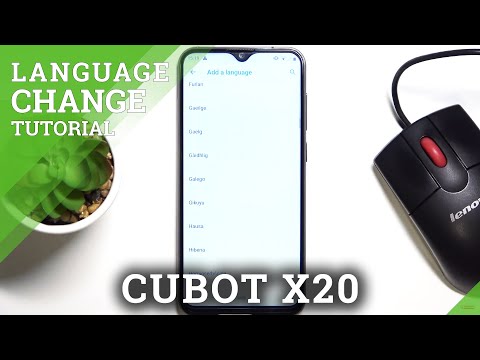 How to Change Language in CUBOT X20 – Language Settings
