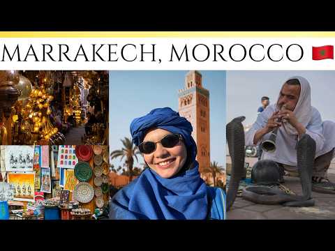 Marrakech Morocco  🇲🇦 (4K) | First Time in Morocco