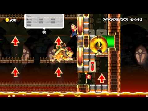 ²2-4 What Goes Up Must Come Down by Cyclatt - SUPER MARIO MAKER - NO COMMENTARY 1AH