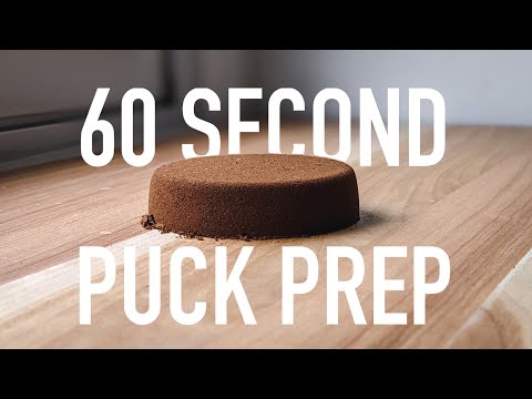 MY 60 SECOND ESPRESSO PUCK PREP ROUTINE