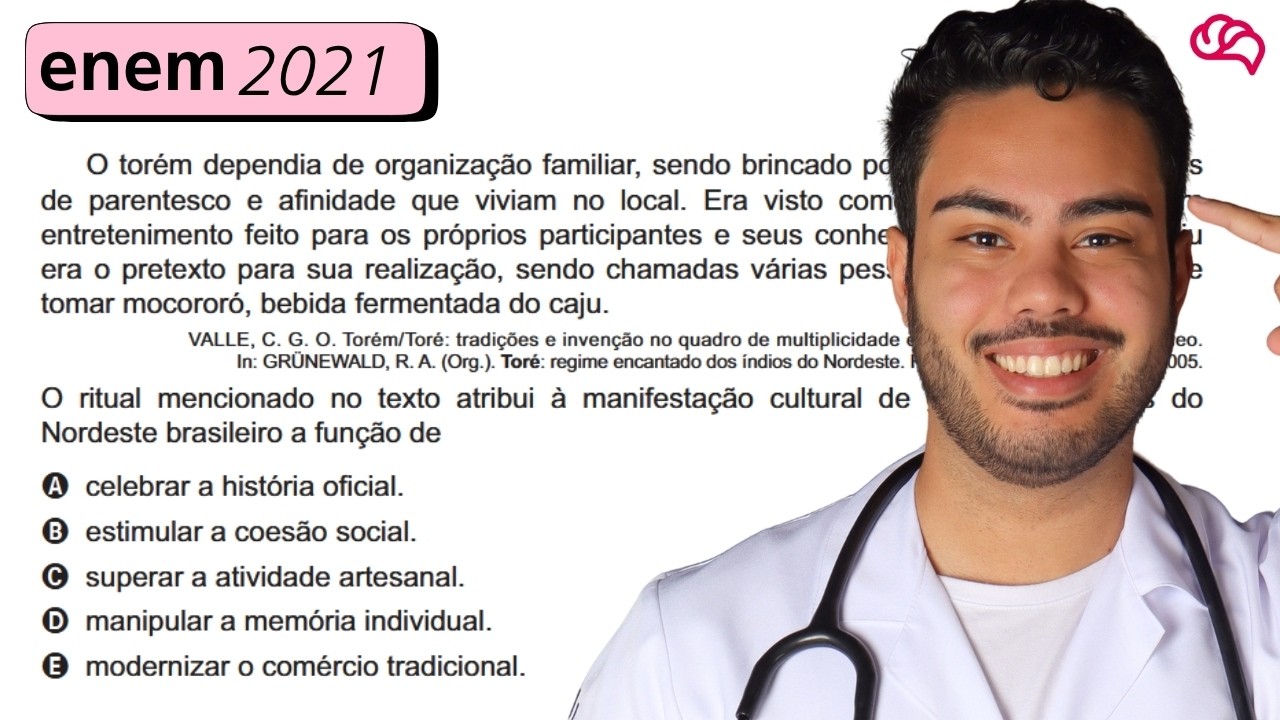 Resolução em Vídeo — Questão 84 ENEM 2021
