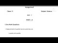 Kalvi Tv Assignment For Sixth English Medium Science