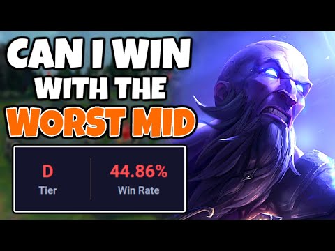 I tried WINNING with the WORST MID... RYZE... Will my past experience overpower his 44% Winrate?
