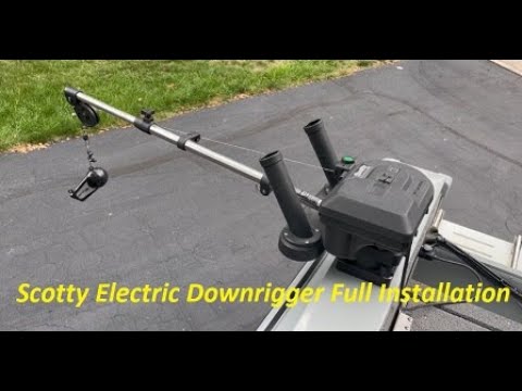 SUBSCRIBE : Scotty Electric Downrigger Full Install #lund #fishing #walleye #boat #mercury #new