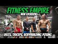 FITNESS EMPIRE NEW LOCATION: SHOULDERS, TRICEPS, BODYBUILDING POSING 🇵🇭
