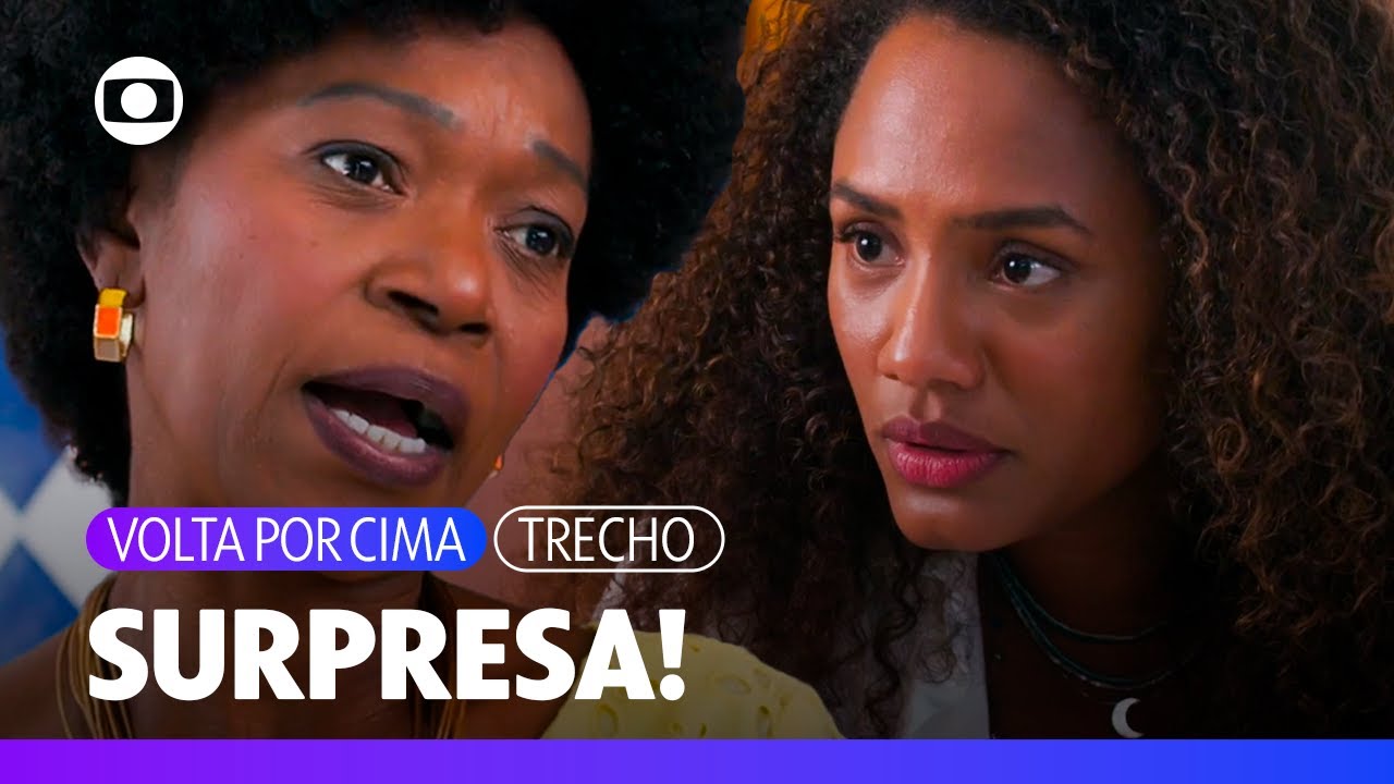 Neuza conta a Madá que Carla está morando com eles e ela fica surpresa! | Volta Por Cima |TV Globo