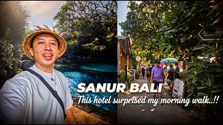 This Hotel Surprises My Morning Walk In Sanur Bali..!! Lets Check This Out..!!