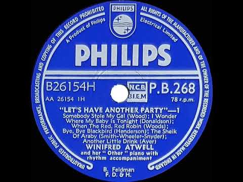 1954 Winifred Atwell - Let’s Have Another Party (Parts 1 & 2) (#1 UK Hit)