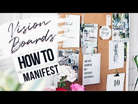 DIY Vision Board + How To Manifest EVERYTHING You Want In Life