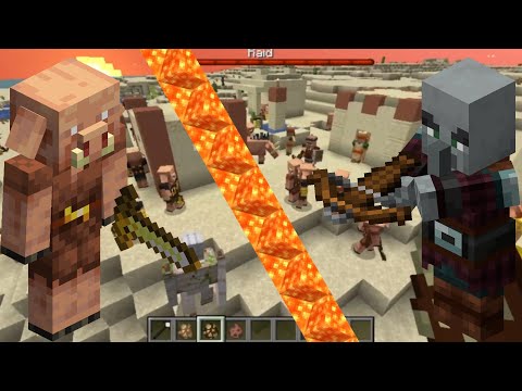 Piglins Vs Raid (With Some Mods)