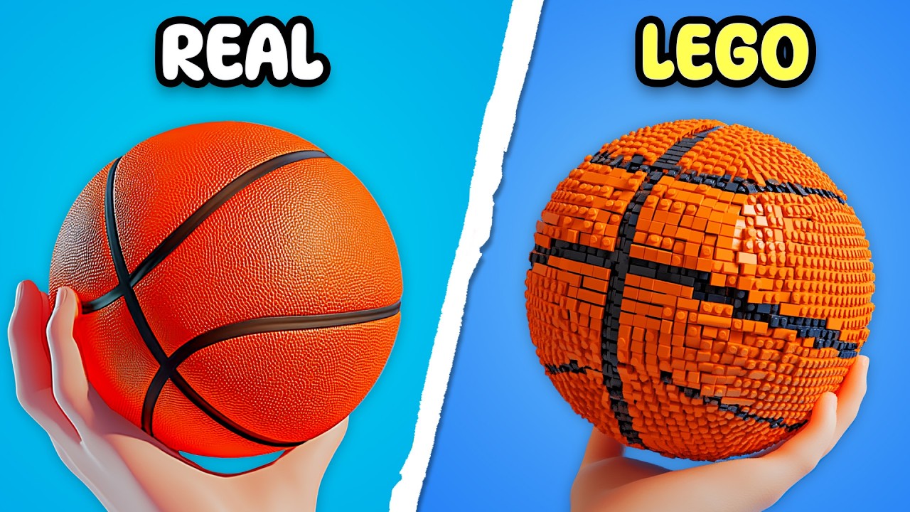 Basquete de LEGO vs Skate de LEGO 🏀 🛹 Esportes Populares em LEGO