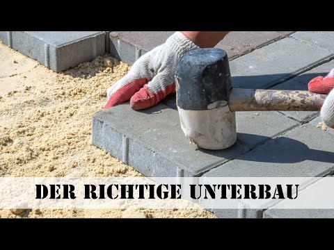 Der richtige Unterbau für Pflasterflächen