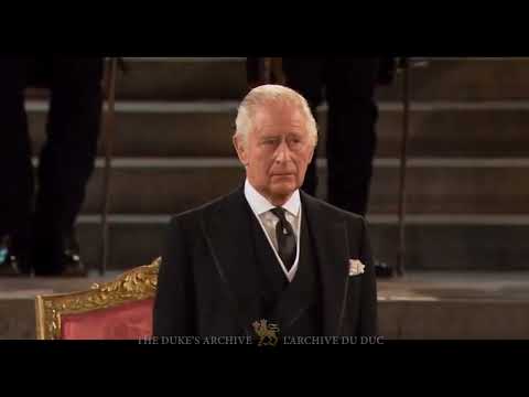 King Charles III hears God Save the King for the first time as monarch