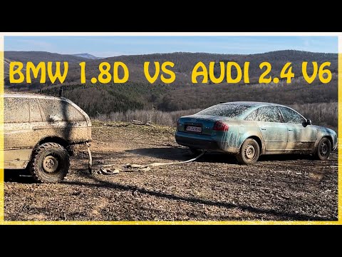 Audi VS BMW - Nebunie Cu Masinile De Camp / Audi a6 2.4, Bmw e36 1.8, Ford Focus 1.6 si Honda CRF