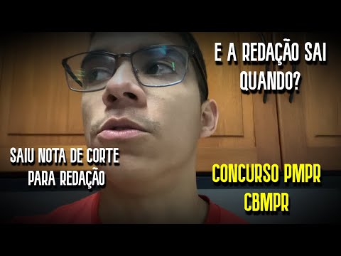 Saiu nota de corte para redação do concurso PMPR