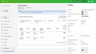 Access Manager - Certificate Configuration