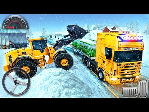 Offroad Cargo Truck Driving - Snow Trailer Driver Simulator 2020 - Android GamePlay