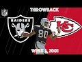 Raiders vs. Chiefs 2001 | Jerry Rice's First Game in Silver & Black | NFL Classic Highlights