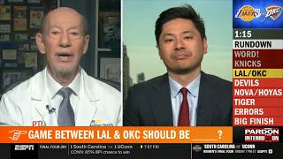 Pardon The Interruption | Wilbon on Lakers vs. Thunder: MVP-defining game? - Spurs outlast Warriors?