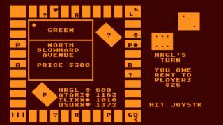 Pornopoly for the Atari 8-bit family