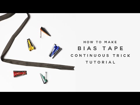 HOW TO MAKE Continuous Bias Tape | GA009
