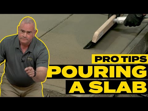 Pro Tips: How to Pour a Concrete Slab | New Construction | DIY Project Guide