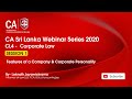 CL4 Features Of A Company Corporate Personality 10 July 2020 Session 1