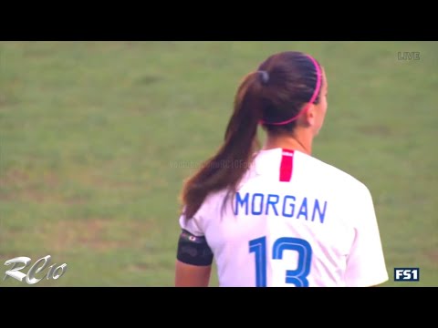 Alex Morgan Hat Trick vs Japan | 1080p | Home | 4-2 | July 26, 2018