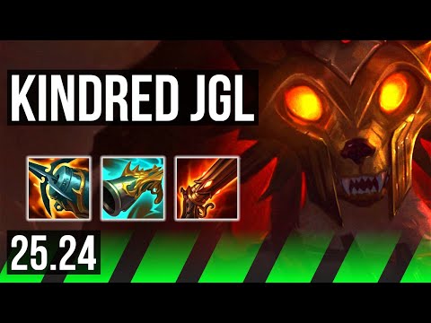 KINDRED vs LILLIA (JGL) | Good KDA: 18/1/3 | KR Master | 25.24