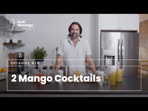 Reàl Mixology:  2 Mango Cocktails