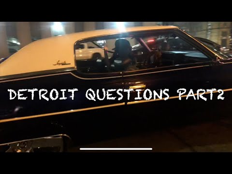 Detroit Questions Part 2 (Gets Intense) 😳