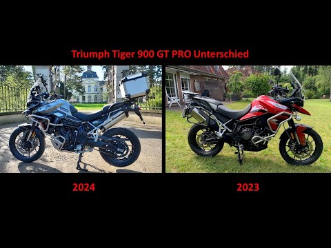 Triumph Tiger 900 GT PRO Unterschiede 2023 vs 2024