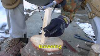Bushcraft Techiques using Scandi Knives