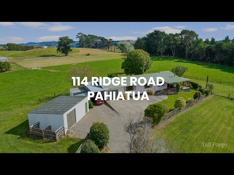 114 Ridge Road Central, Pahiatua, Tararua, Manawatu, 3房, 1浴, 乡村别墅