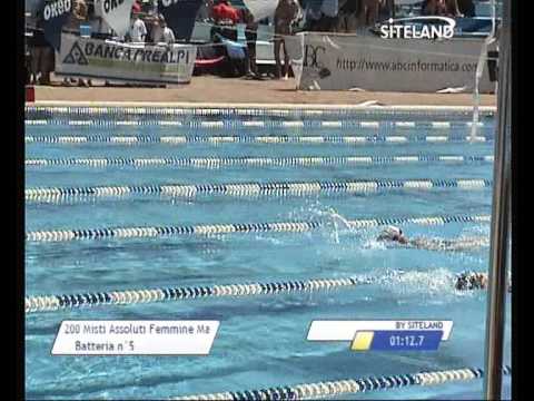 Serie 1 dei 200 Misti  Assoluti Femmine Master - 13 Memorial Andrea Bettiol