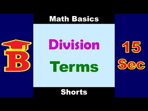 Division Terms