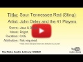 Sour Tennessee Red Sting John Deley And The 41 Players Jazz Blues Bright YouTube Audio Lib