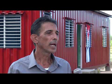 Concluyen en Niquero PRIMERA vivienda a partir de contenedores modificados.