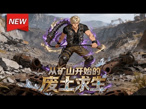 MULTISUB📢新番上线《从矿山开始的废土求生》第1~60集丨废土世界危机四伏，刘铭携伙伴白琴、变异异兽变色昆与鹦鹉蚯蚓，凭借黄金水果刀、龙吞铸铁鞭等神器艰难求生！#漫剧 #破晓动漫社
