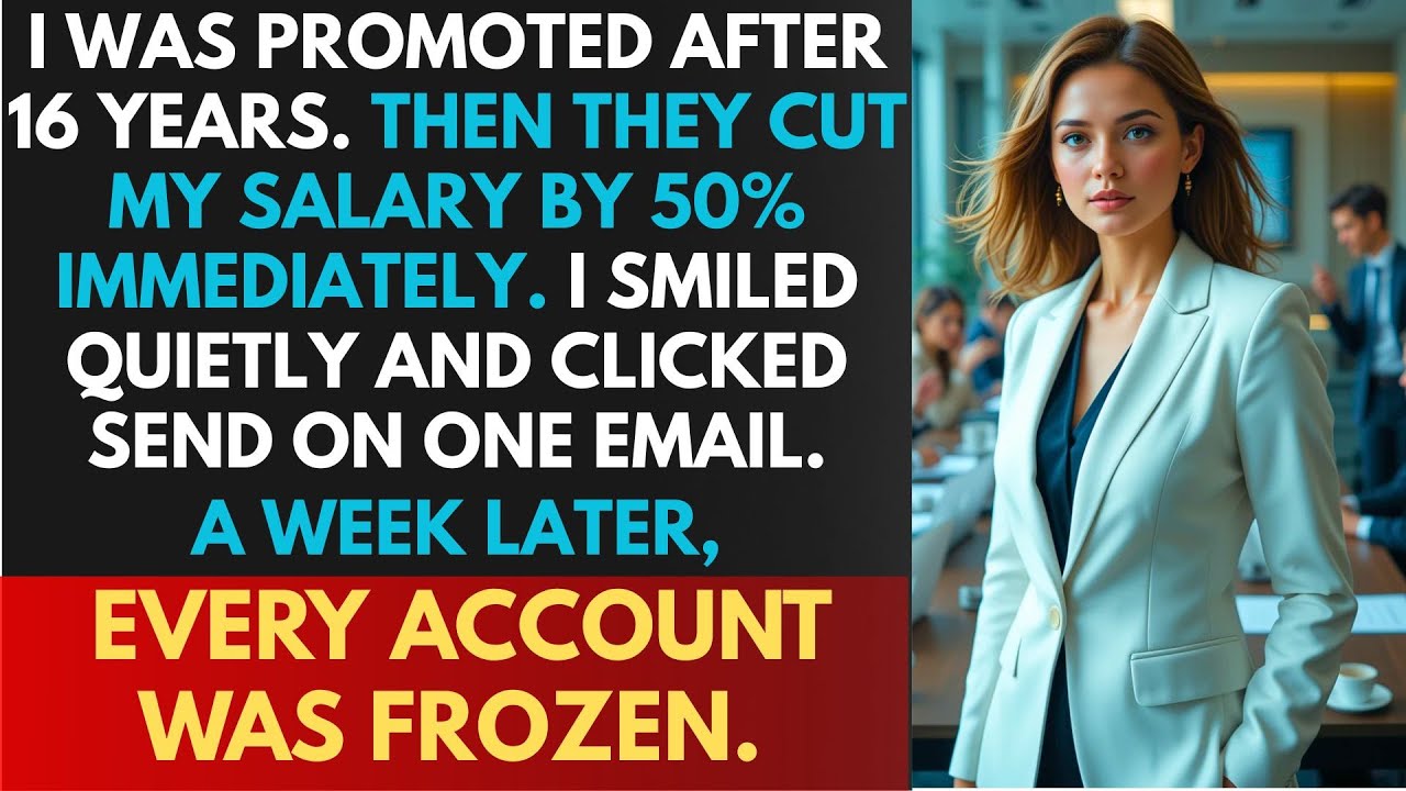 I Was Promoted After 16 Years But My Salary Was Cut By 50% — So I Made Them Lose Everything